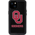 University of Oklahoma Sooners Black iPhone 15 Plus Waterproof Case